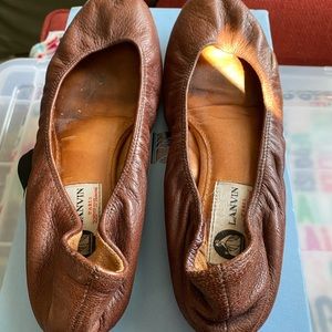 Lanvin 38 brown ballet flat